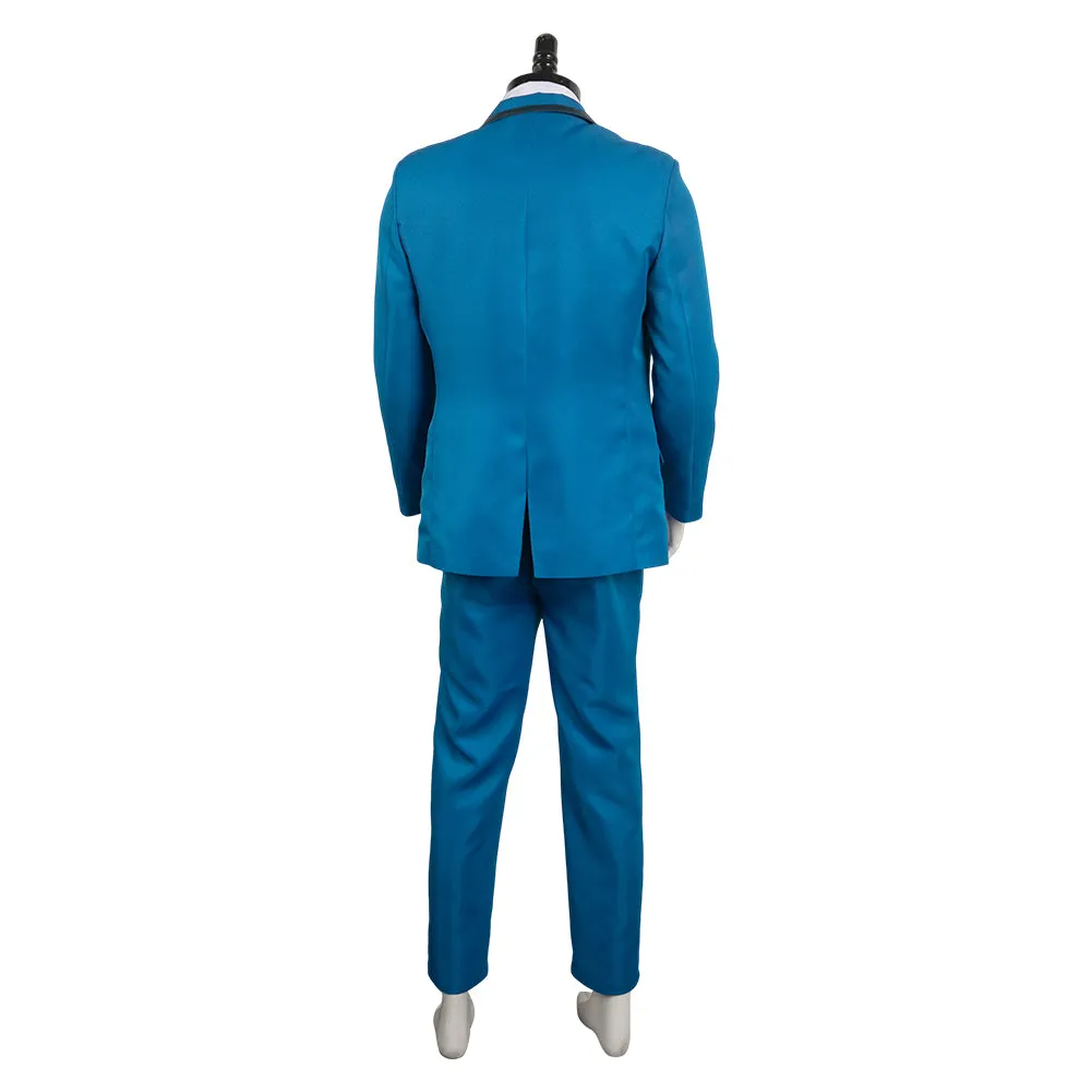 Boukyaku Battery Blue School Uniform Anime Cosplay Costume Outfits Halloween Carnival Suit