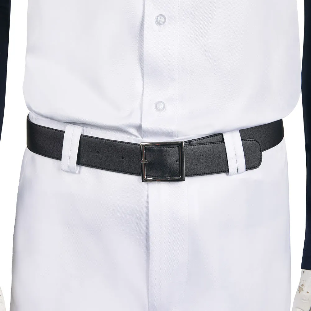 Boukyaku Battery White Baseball Uniforms Anime Cosplay Costume Outfits Halloween Carnival Suit
