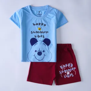 Boys Half Sleeves 2 Piece Suit
