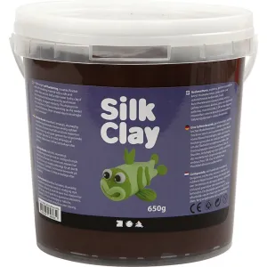 Brown Colour Pliable Lightweight Modelling Compound With Plastic Bucket 650 g