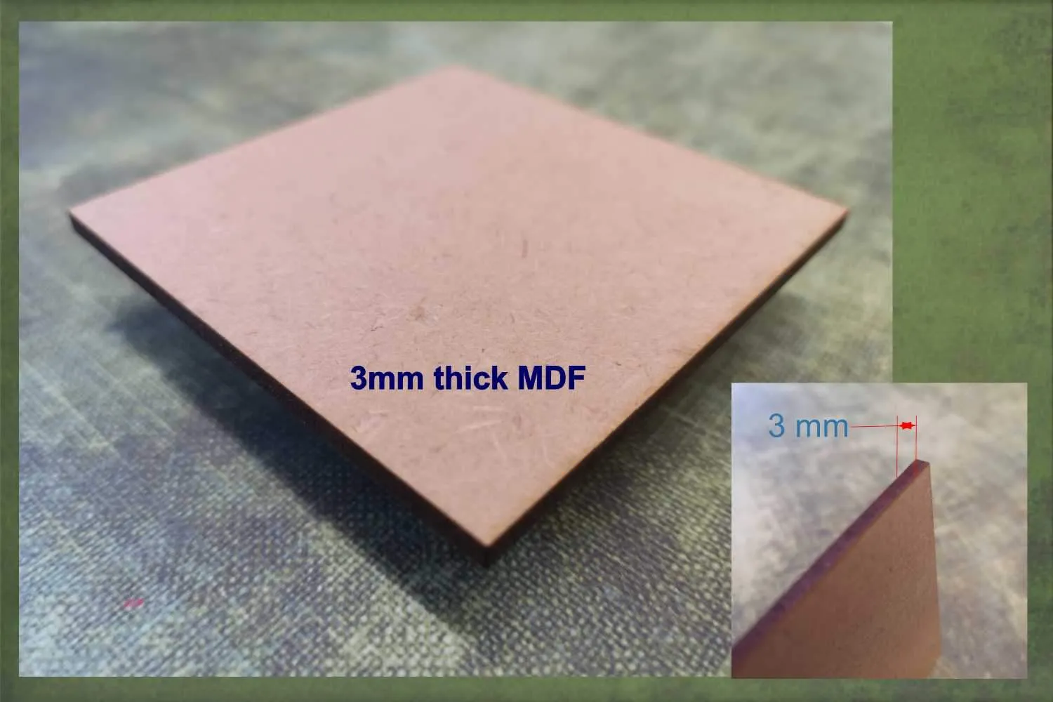 Bucket and spade - wooden craft shape - 3mm MDF