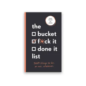 Bucket Fuck It Done It List Book (PB)