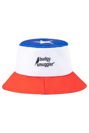Bucket Hat in Chilean Flag