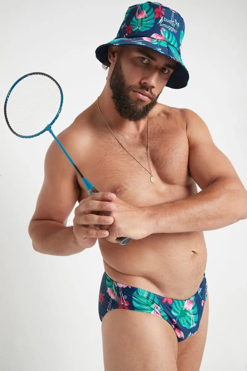 Bucket Hat in Flamingo