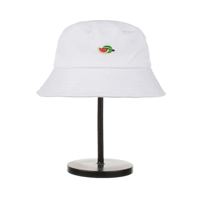 Bucket Hat withSubtl Fruit Accent