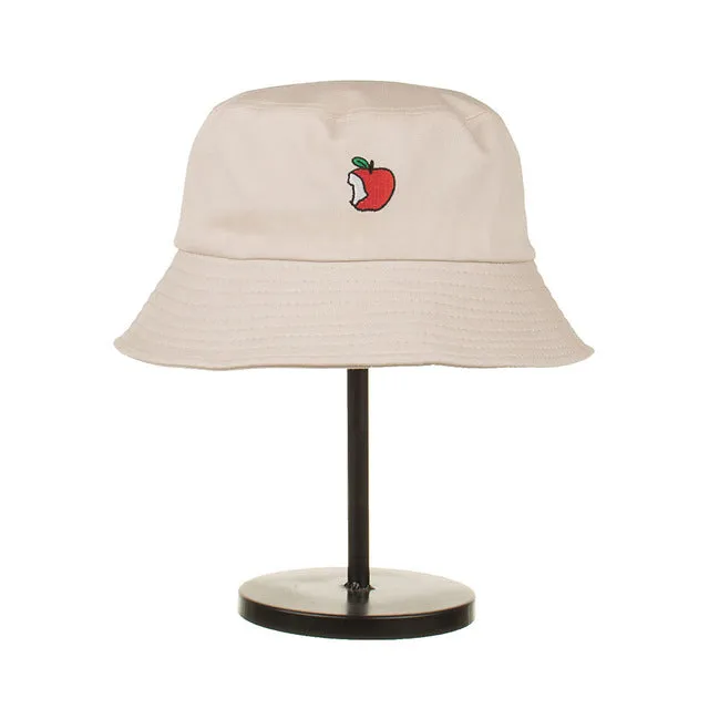 Bucket Hat withSubtl Fruit Accent