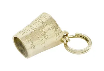 Bucket of Blood Charm in 14 Karat Gold - Virginia City Nevada Charm