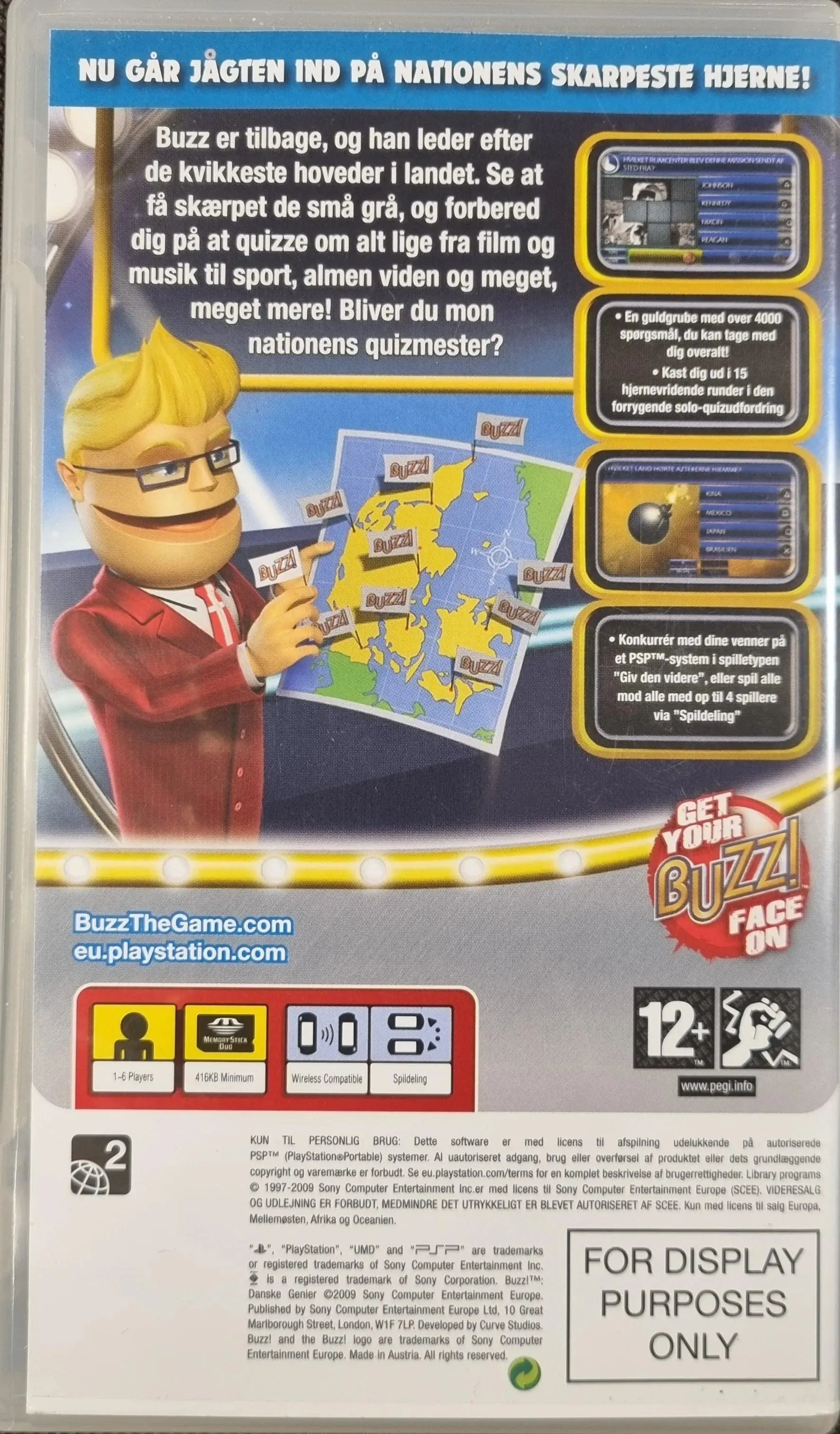 Buzz!: Danske Genier (Display Purpose Only, u. manual)