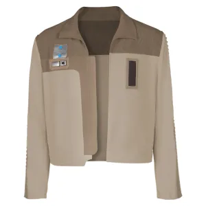 Captain Carson Teva Cosplay Costume Coat Halloween Carnival Suit