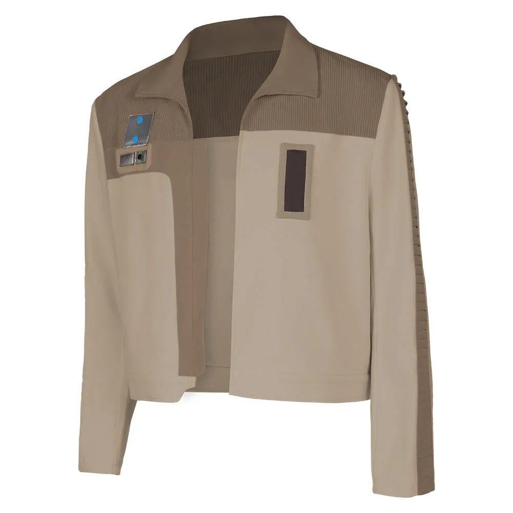 Captain Carson Teva Cosplay Costume Coat Halloween Carnival Suit