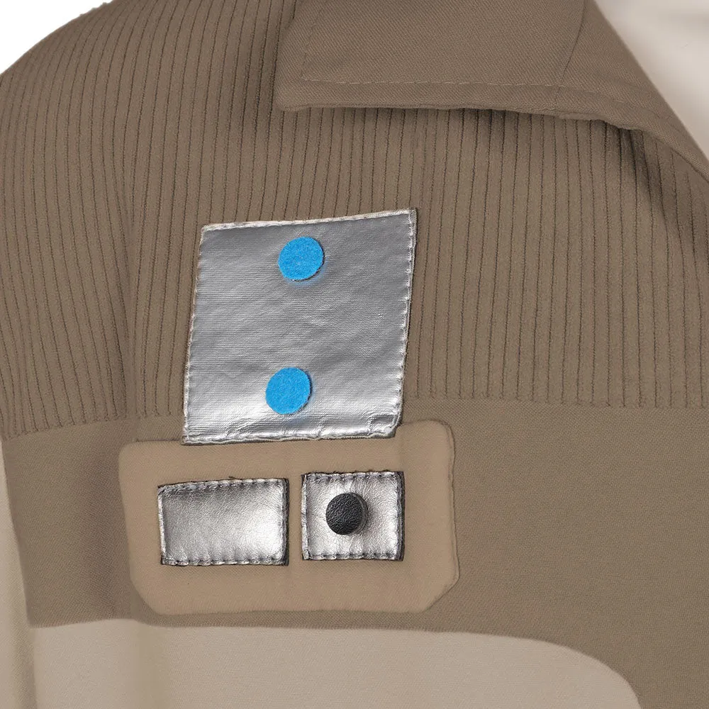 Captain Carson Teva Cosplay Costume Coat Halloween Carnival Suit