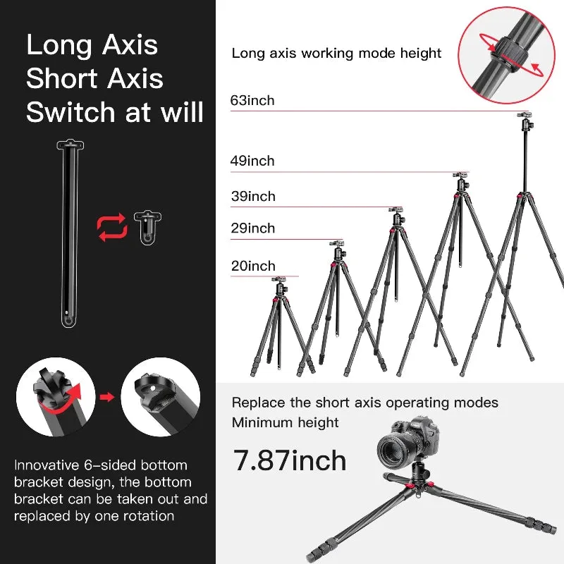 Carbon Fiber Lightweight Tripod