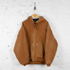 Carhartt Hooded Work Jacket - Brown - XXL