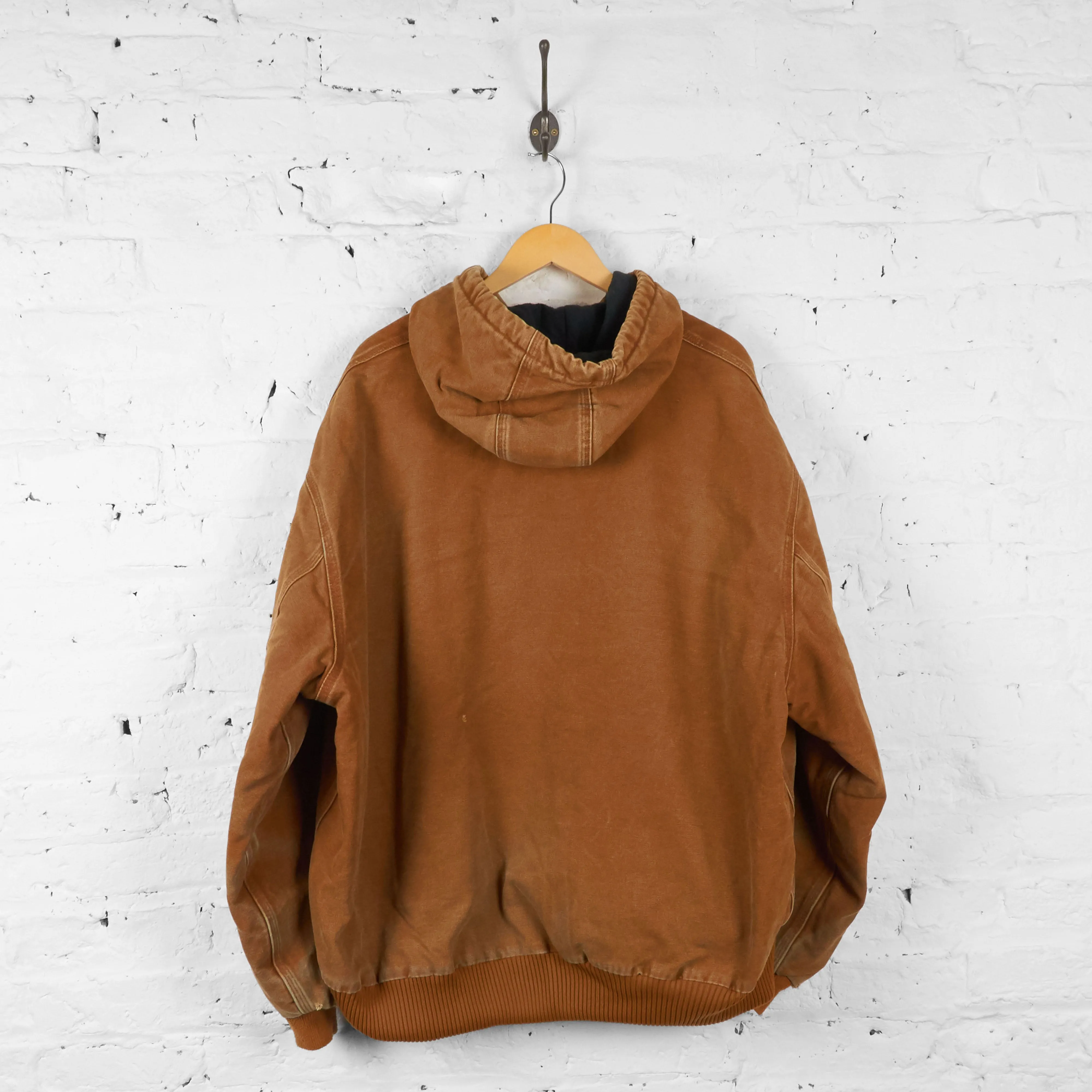 Carhartt Hooded Work Jacket - Brown - XXL