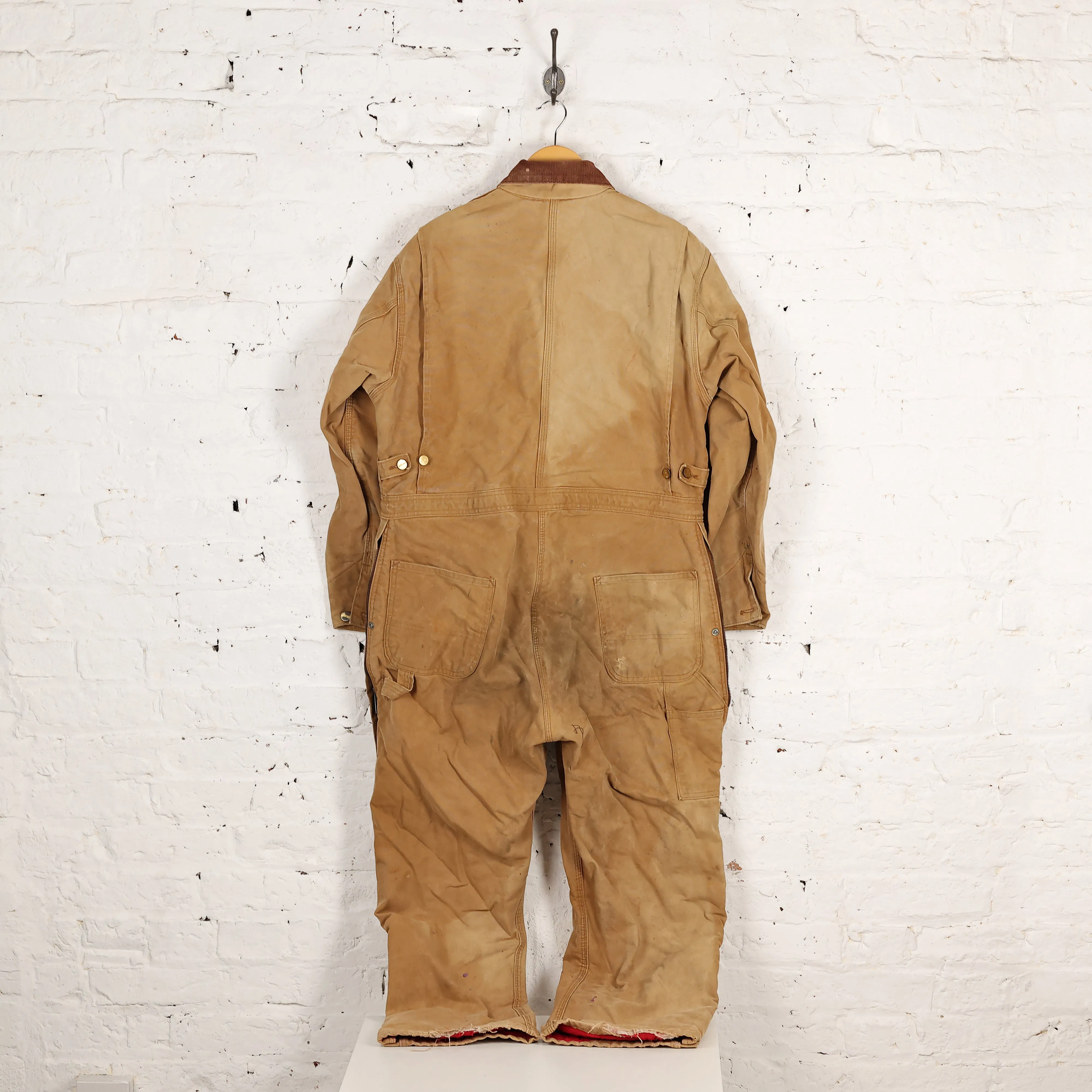 Carhartt Insulated Work Boiler Suit Overall - Beige -XL
