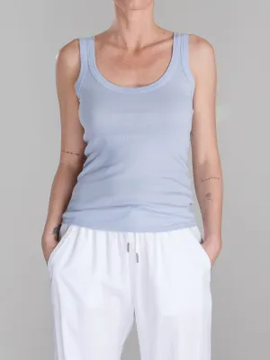 Cass Tank in Lightweight Rib - Breeze