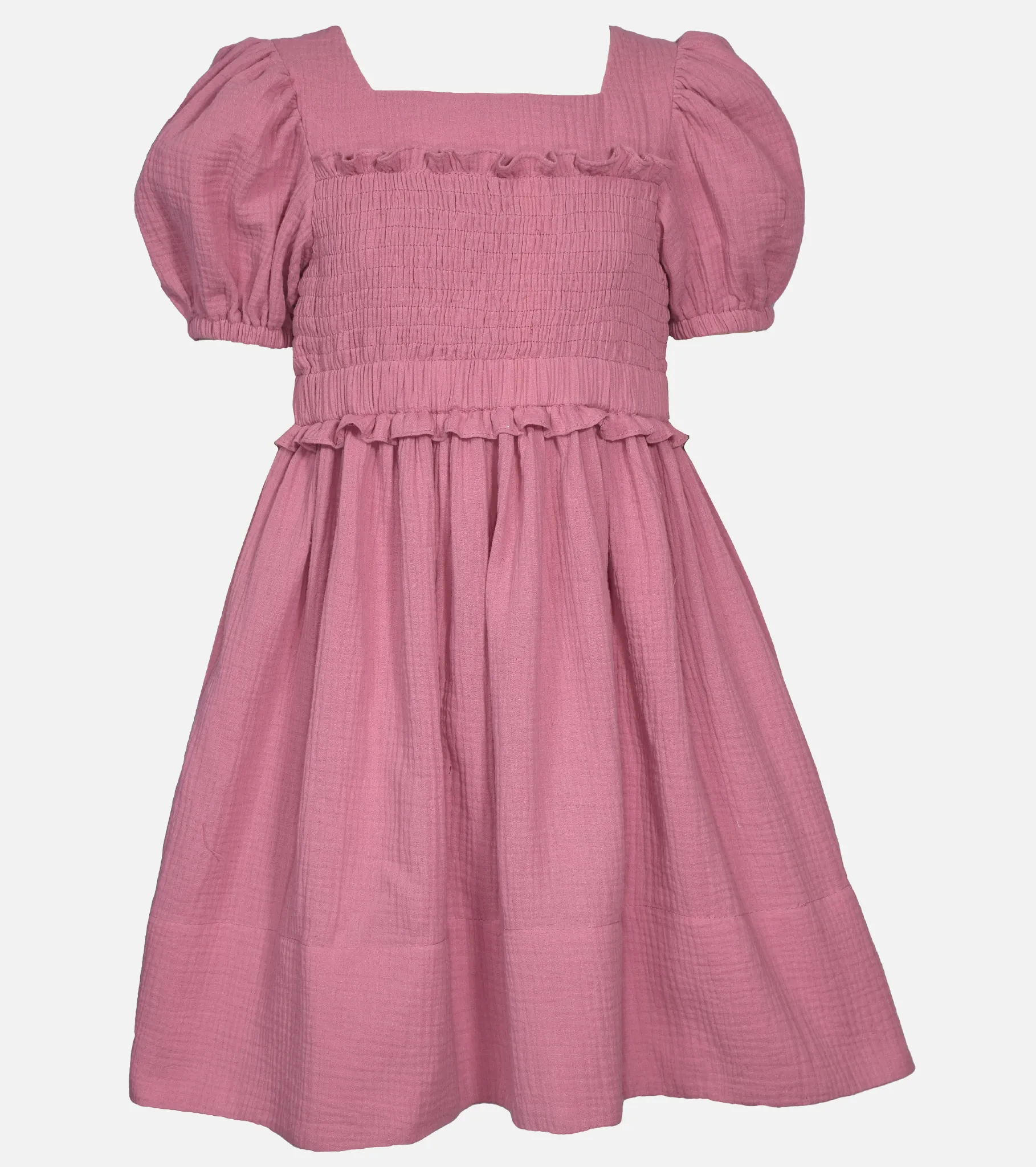 Cassie Smocked Cotton Dress