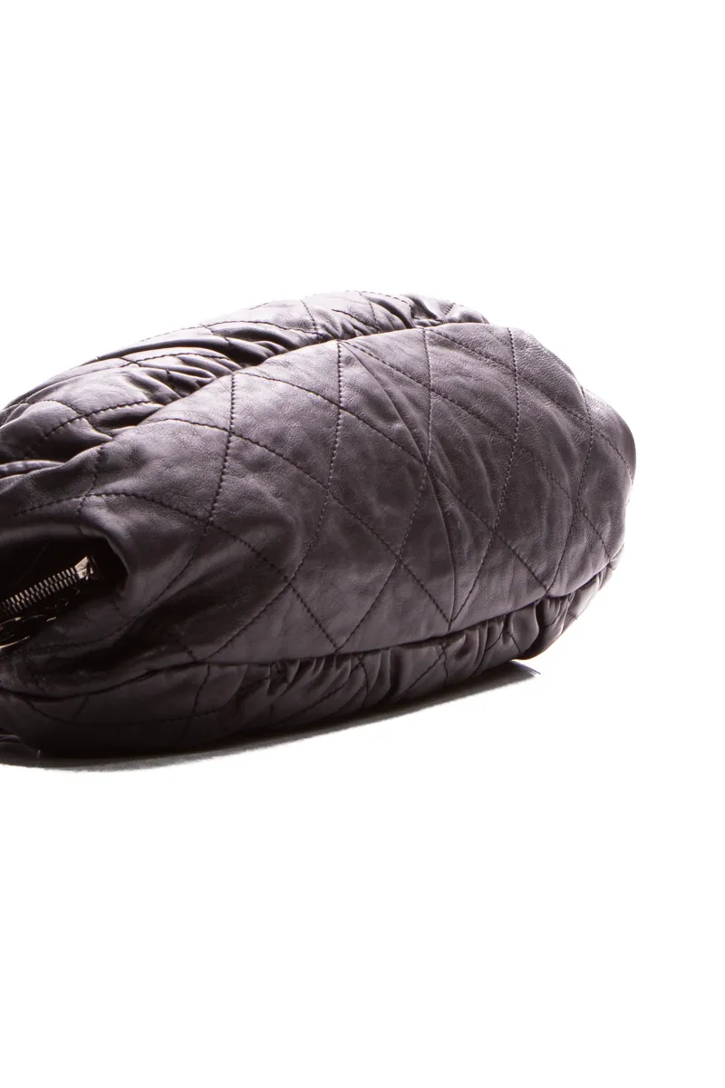 Chain Frame Hobo Bag