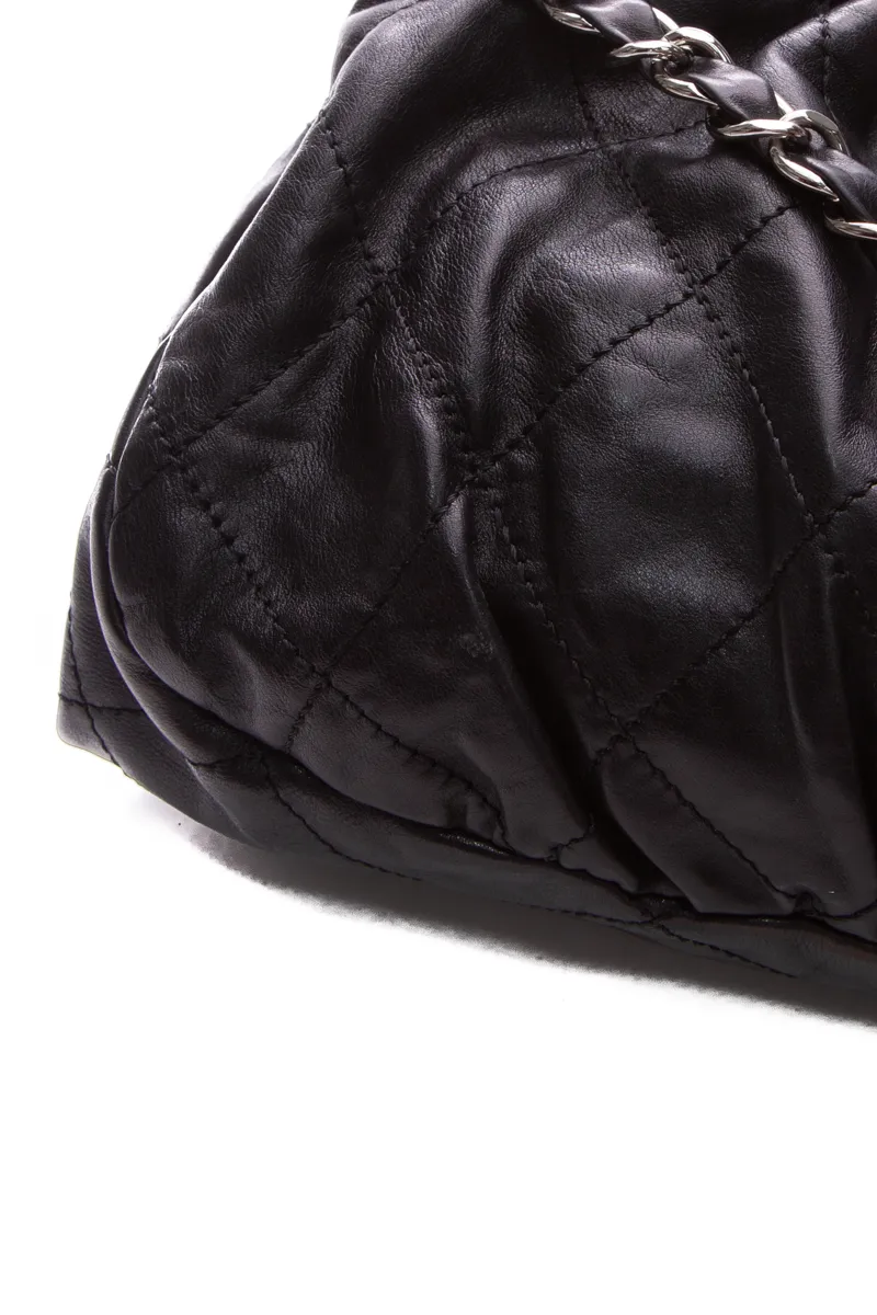 Chain Frame Hobo Bag