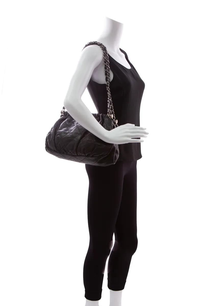 Chain Frame Hobo Bag