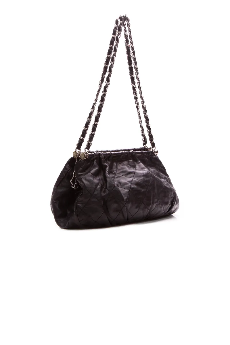 Chain Frame Hobo Bag