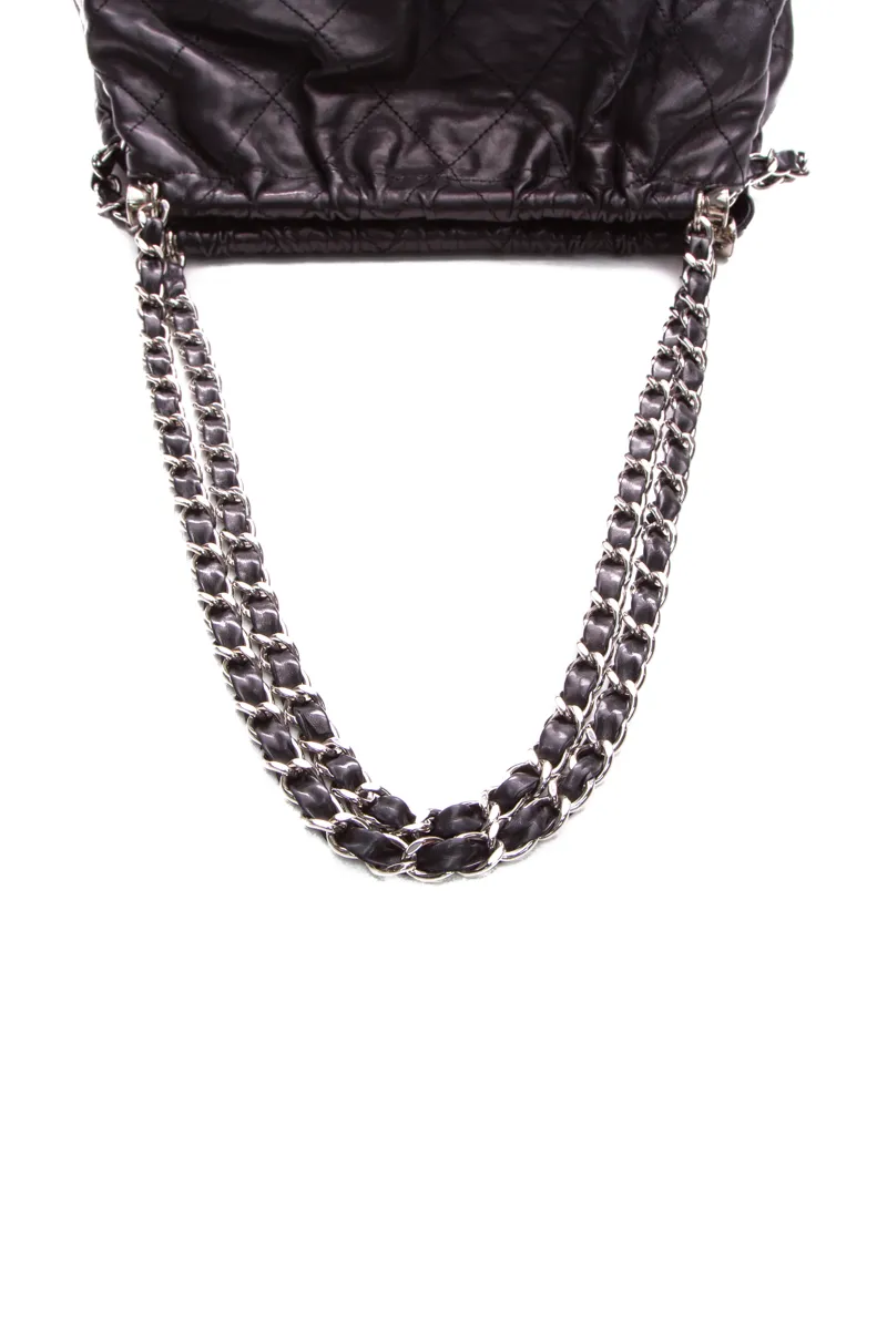 Chain Frame Hobo Bag