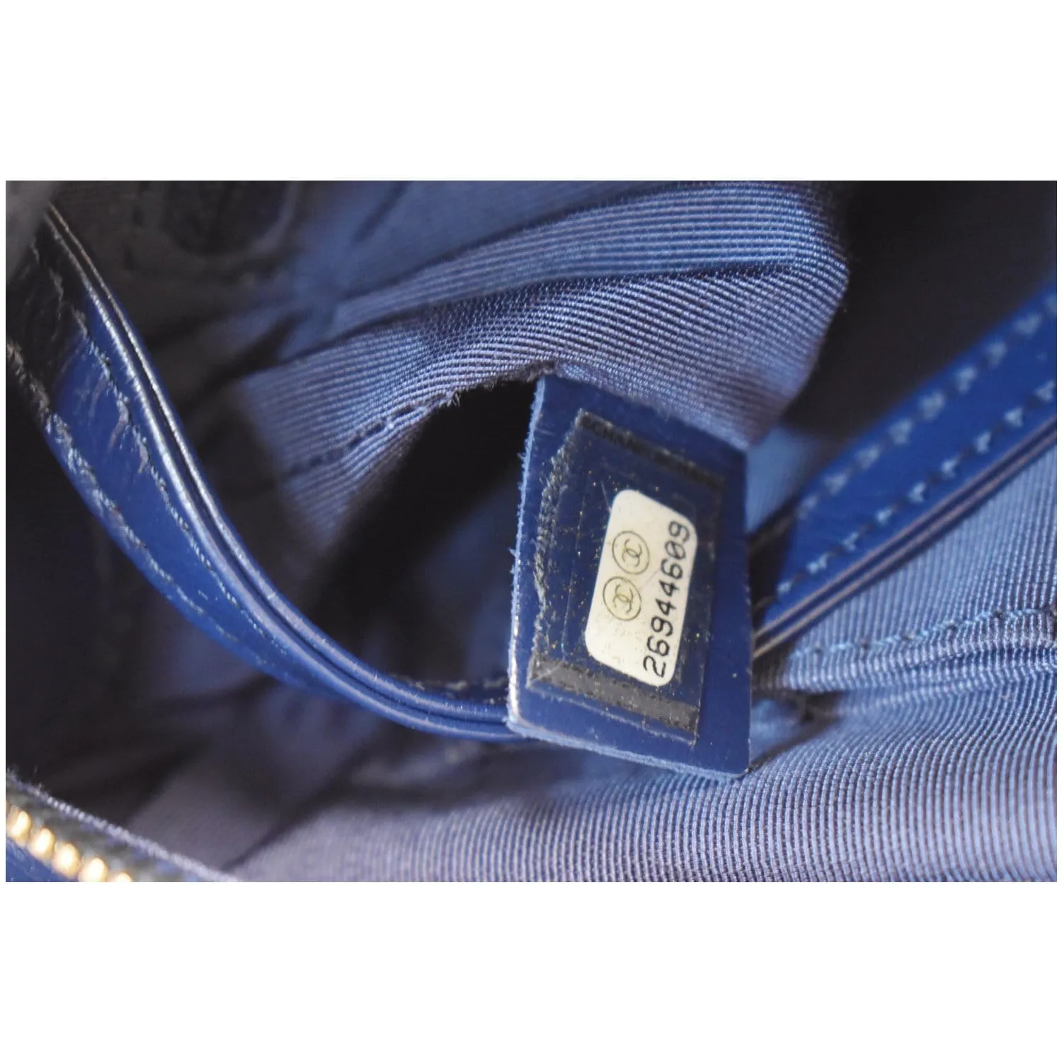 CHANEL Gabrielle Sequins Small Hobo Shoulder Bag Blue/White - 15% OFF