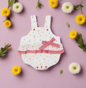 Cherry Motif Romper