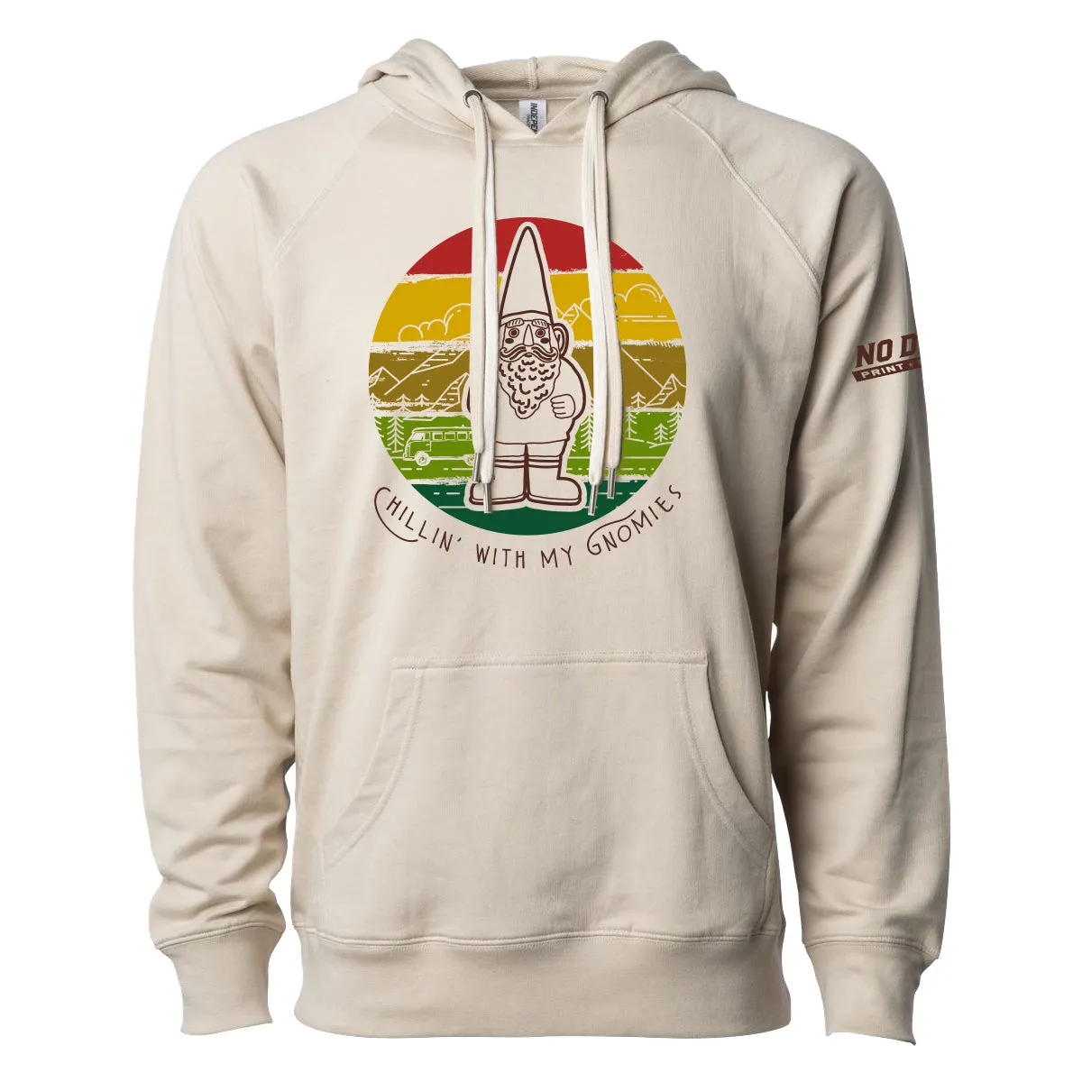 Chillin' With My Gnomies Lightweight Hooded Sweatshirt