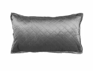Chloe King Pillow / Silver Velvet 20X36