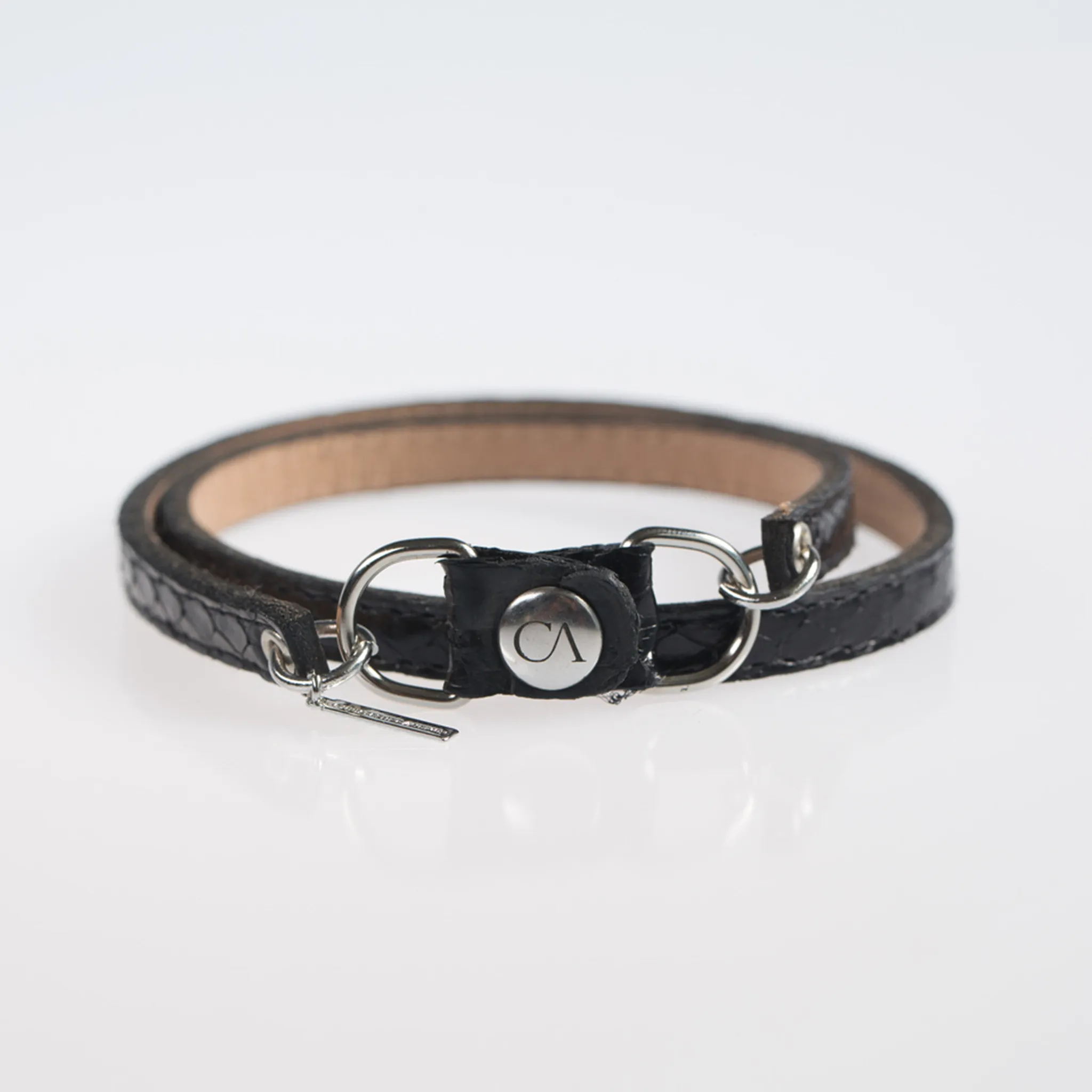 Christopher Augmon Amazon Black Python Wrist Wrap