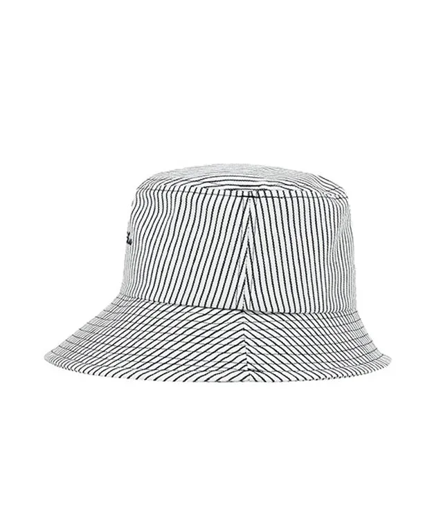 CHUCUCHU Stripe Bucket Hat - Navy