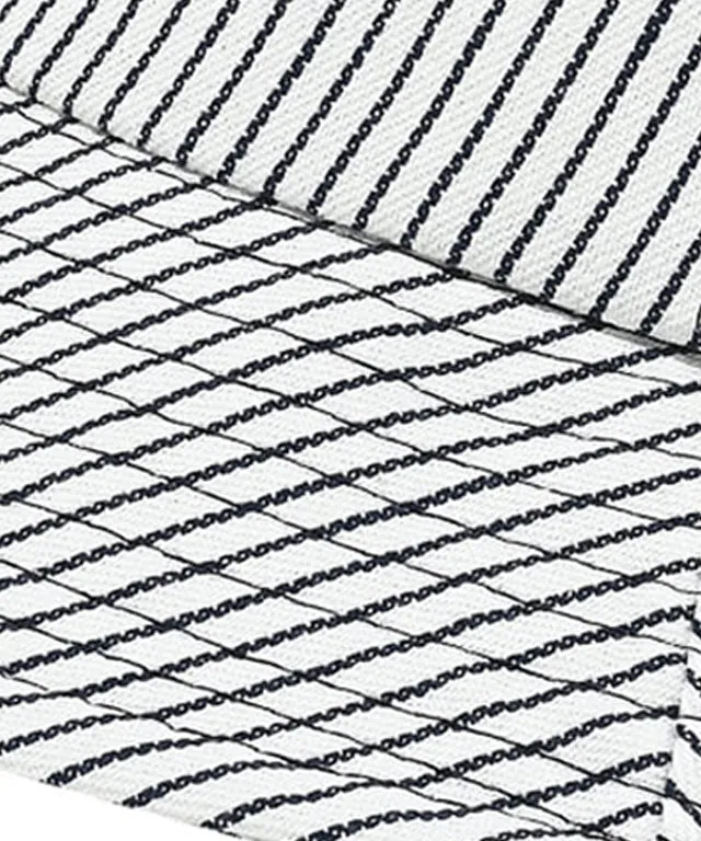 CHUCUCHU Stripe Bucket Hat - Navy