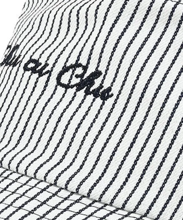 CHUCUCHU Stripe Bucket Hat - Navy
