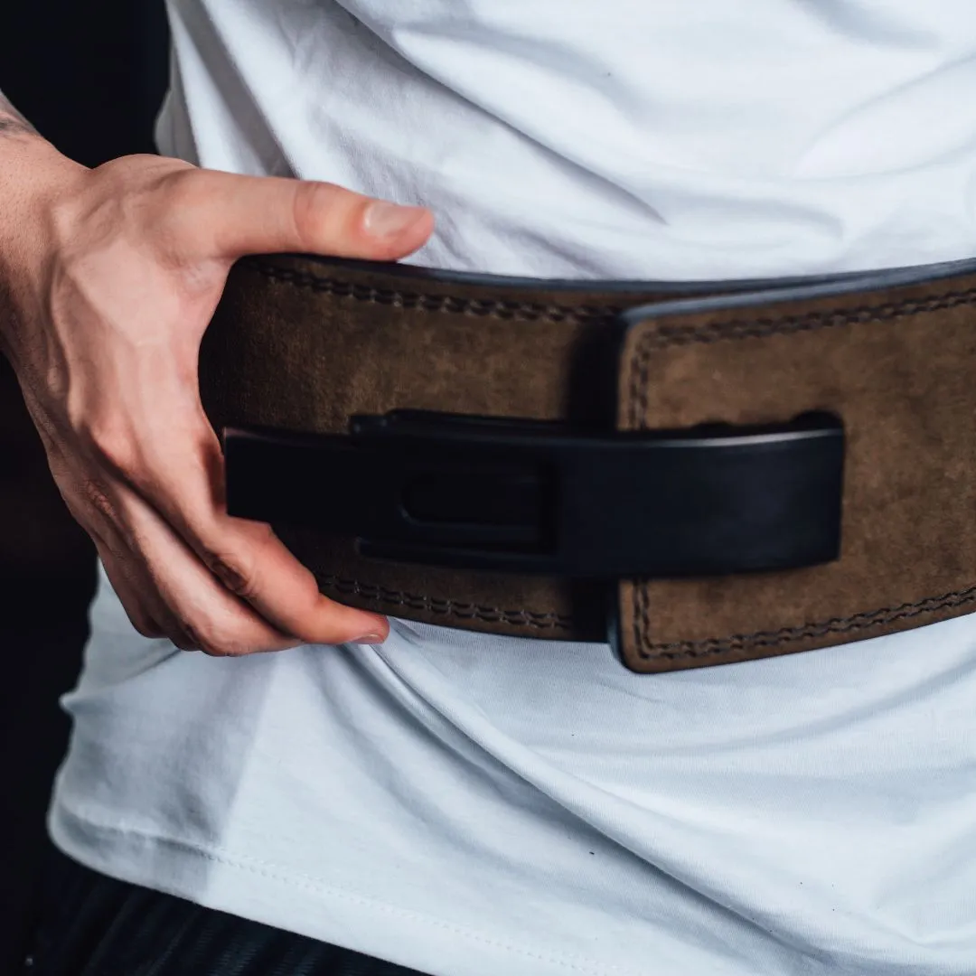 CINTURÓN PARA GYM LEVER BELT 10MM - GREEN ARMY