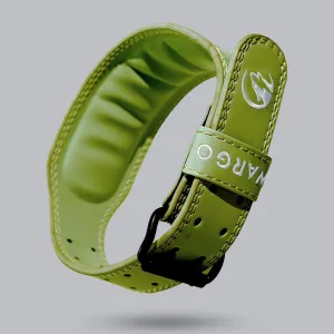 CINTURÓN PARA GYM MICRO FIBRA 5MM - GREEN ARMY
