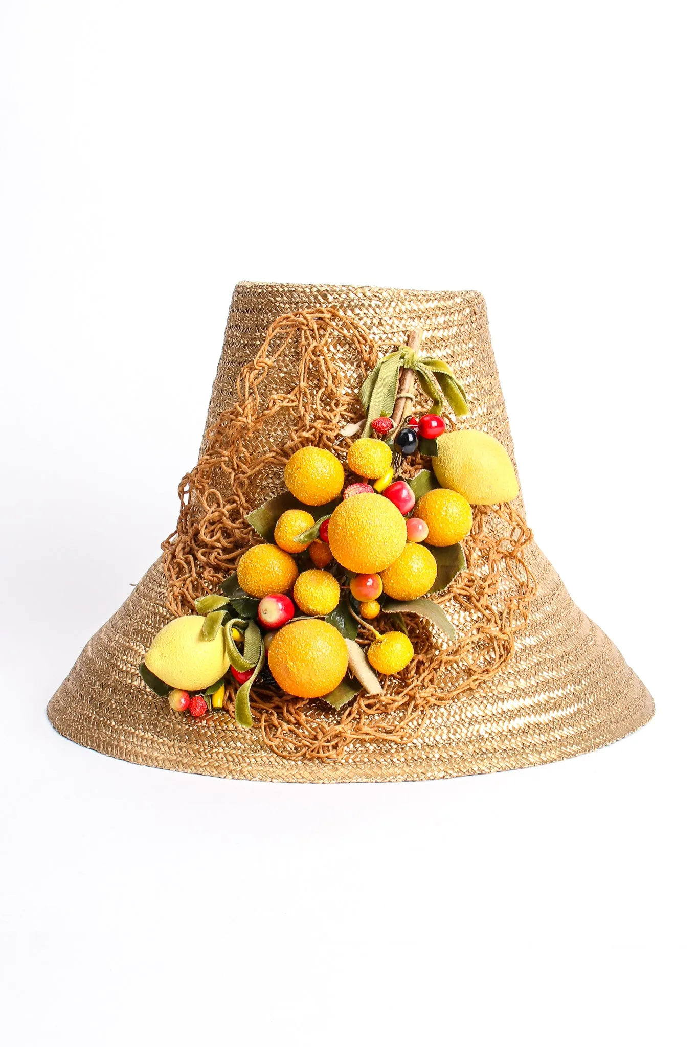Citrus Basket Straw Hat
