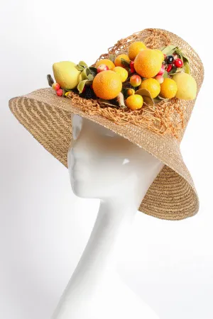 Citrus Basket Straw Hat