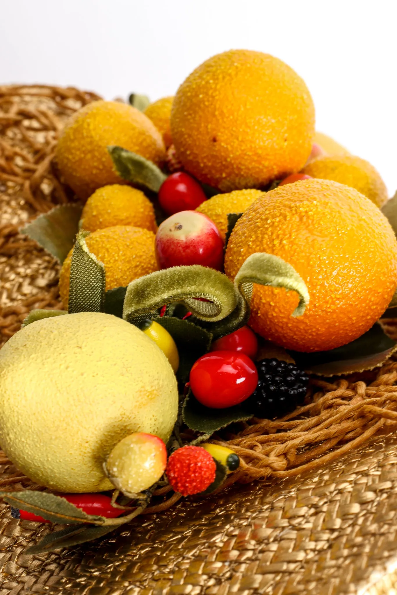 Citrus Basket Straw Hat