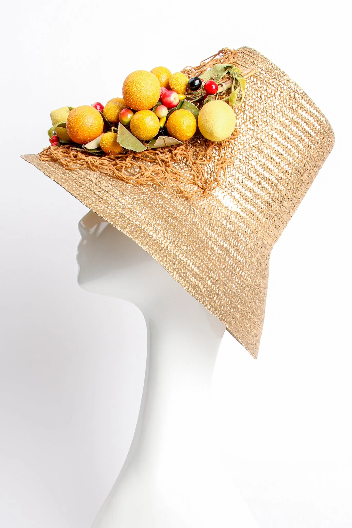 Citrus Basket Straw Hat