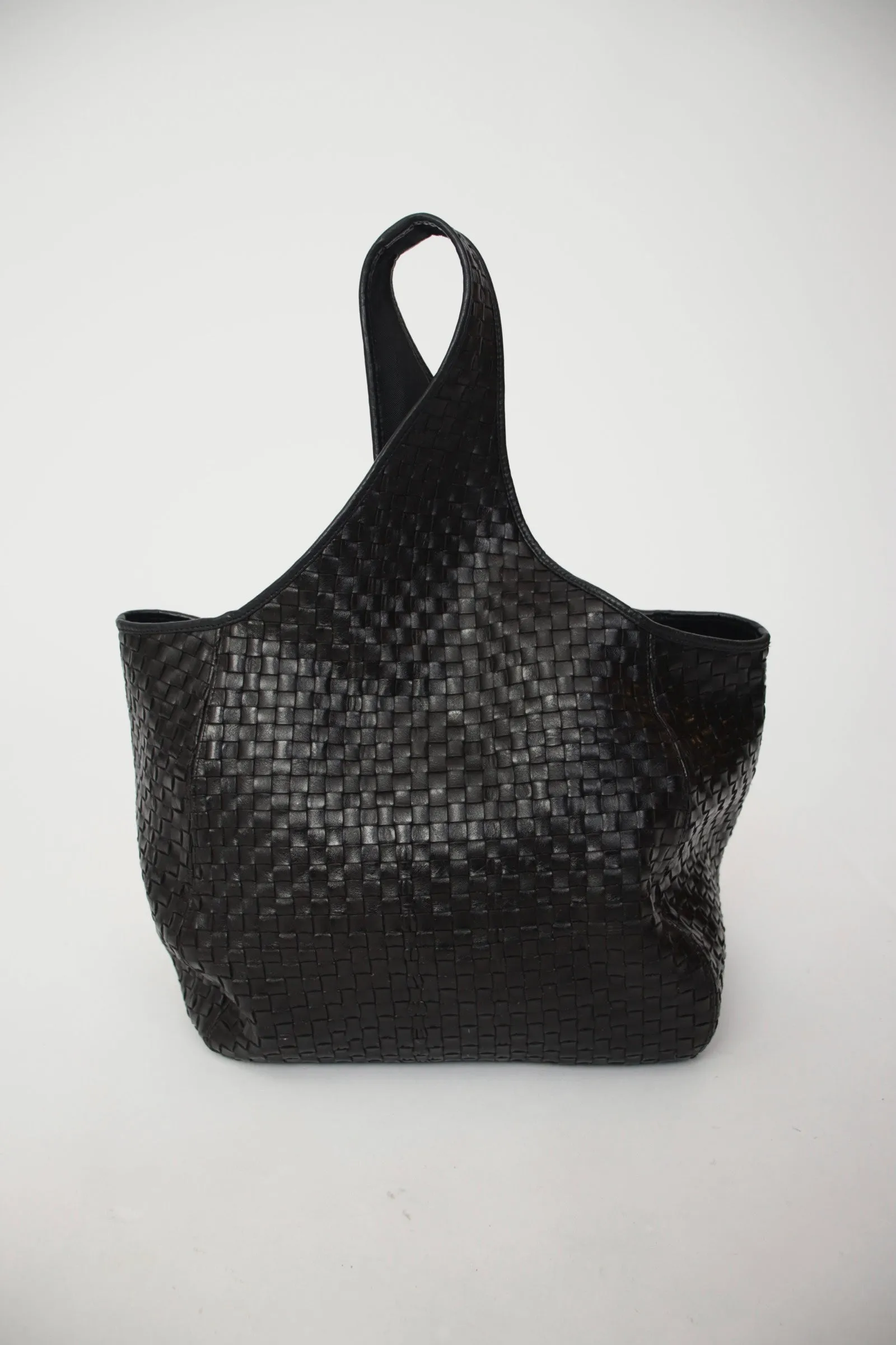 Clare V. Woven Leather Bag