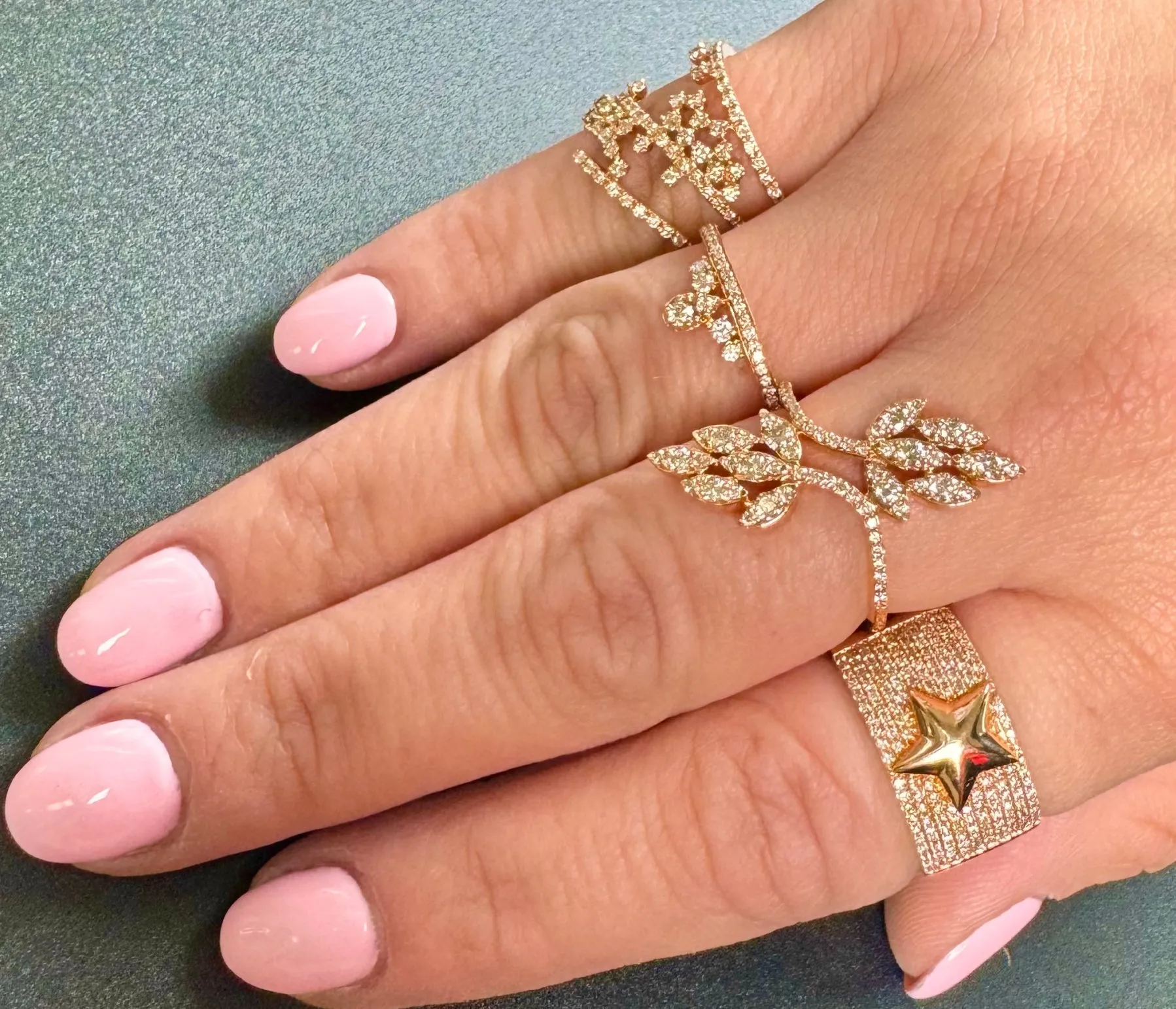 Cluster Diamond Ring