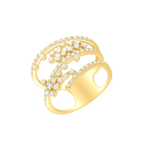 Cluster Diamond Ring