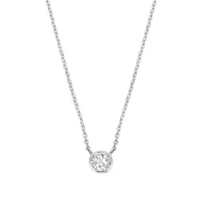 Collier Cœur TI SENTO - Argent, zircons (3845ZI)