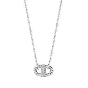 Collier Cœur TI SENTO - Argent, zircons (3910ZI)