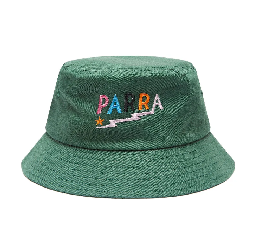 COLORED LIGHTNING LOGO BUCKET HAT