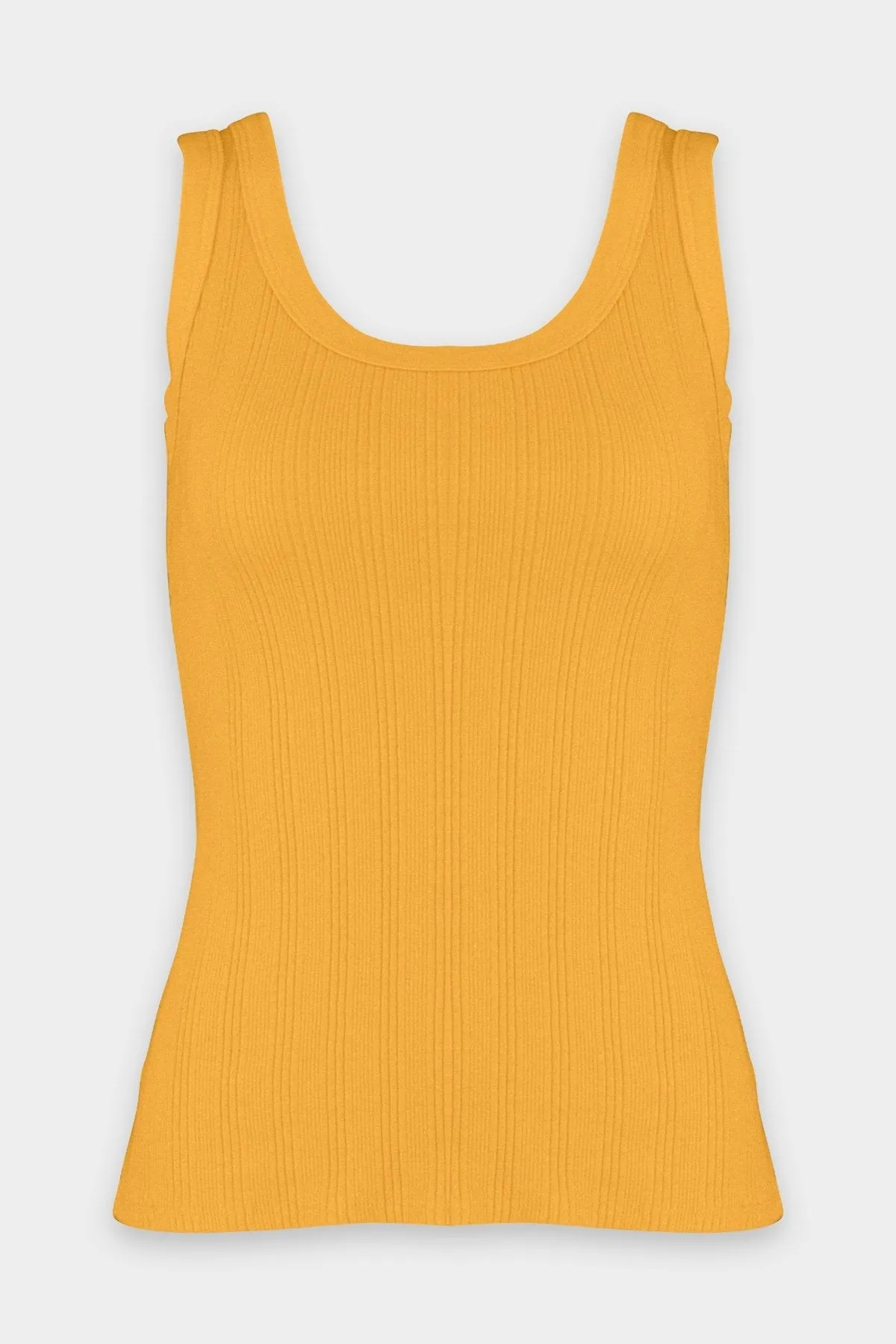 Compact Rib Scoop Tank in Mango