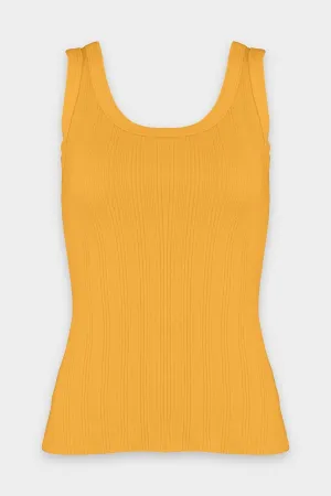 Compact Rib Scoop Tank in Mango