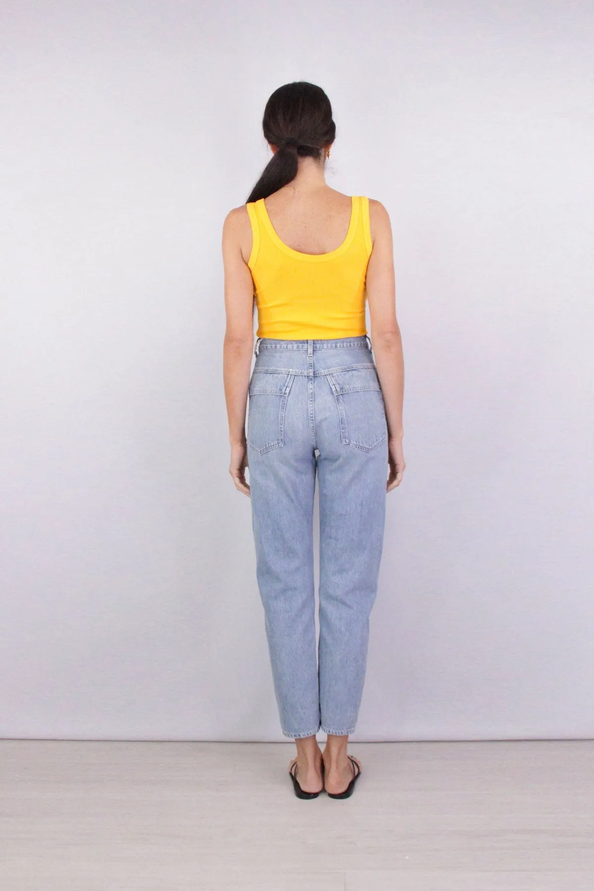 Compact Rib Scoop Tank in Mango