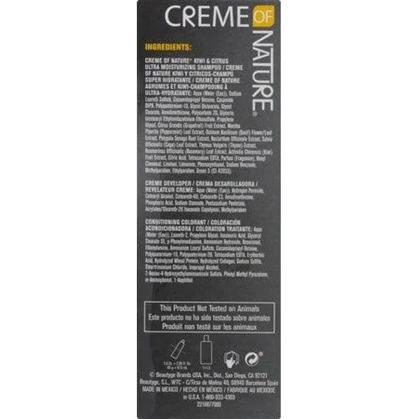 Creme of Nature For Long Lasting Color and Shine 1.0 Natural Black